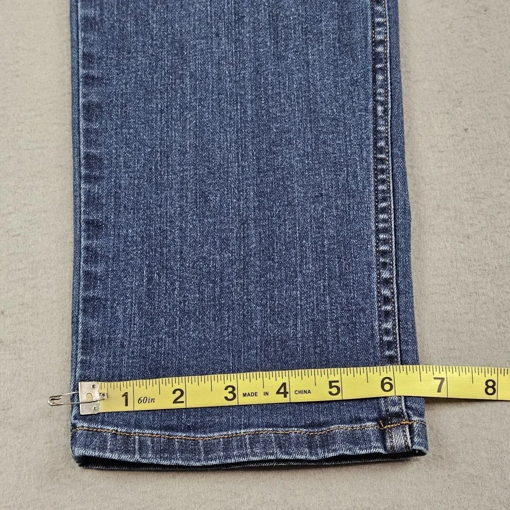 Duluth Trading Co Jeans Women's Sz 12 Daily Denim Slim Leg Mid‎ Rise Stretch